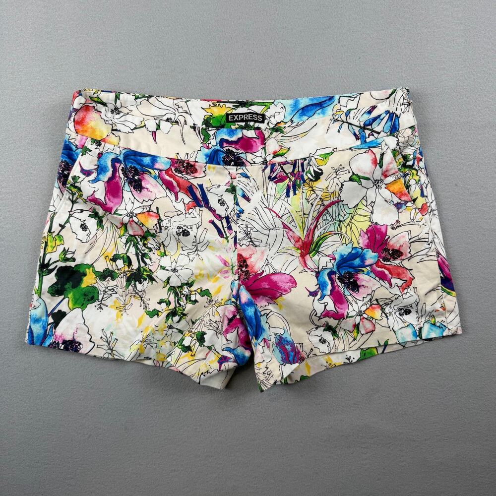 Express Floral Print Shorts Women’s Size 6